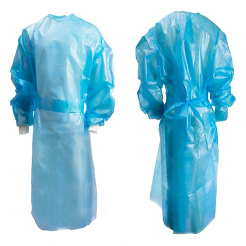 McKesson, Full Back Chemotheray Procedure Gown Large, Count of 10