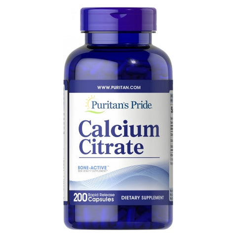 Puritan's Pride, Calcium Citrate, 200 Capsules Puritan's Pride