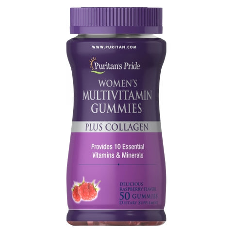 Women's Multivitamin Gummies Plus Collagen 50 Gummies by Puritan's Pride