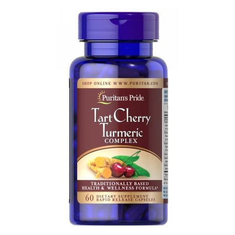 Puritan's Pride, Cherry Turmeric Complex with Bioperine, 90 Capsules Puritan's Pride