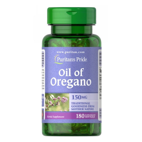 Puritan's Pride, Oil of Oregano, 150 mg, 60 Softgels Puritan's Pride