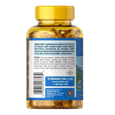 Puritan's Pride, Cod Liver Oil, 1000 mg, 120 Softgels Puritan's Pride