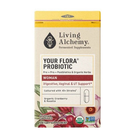 Living Alchemy, Your Flora Probiotics Woman, 60 Caps