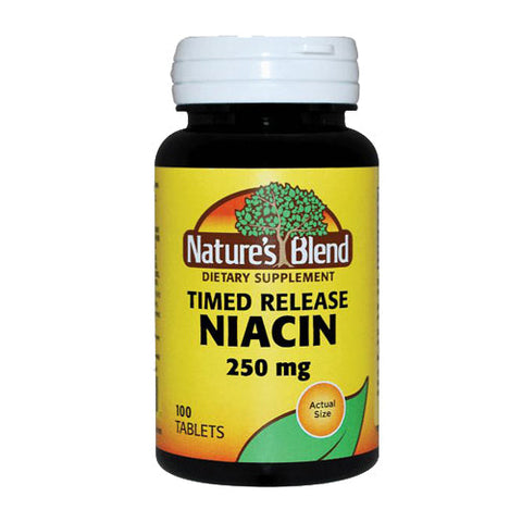 Niacin 100 Timed Release Tablet by Nature's Blend