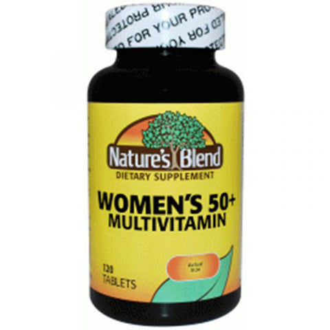 Multivitamin Women's 50 Plus 120 Tabs by Nature's Blend