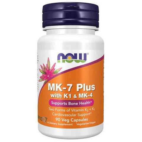 Now Foods, MK-7 Plus With K1 And MK-4, 90 Veg Capsules