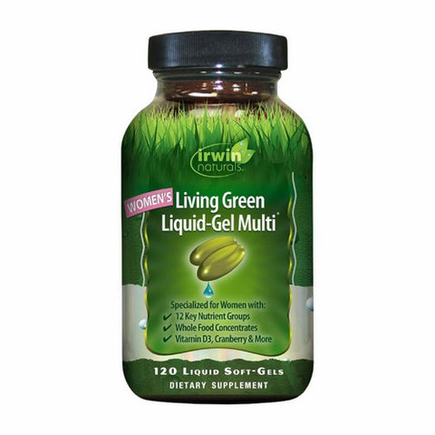 Women'S Living Green Liquid-Gel Multi 120 Softgels by Irwin Naturals