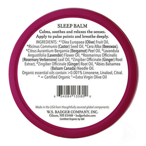 Badger Balm, Sleep Balm Tin, 56 Grams
