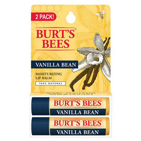 Burts Bees, Vanilla Bean Lip Balm Blister Box, 0.15 Oz Burts Bees