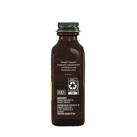Simply Organic, Organic Lemon Flavor, 2 Oz