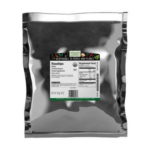 Frontier Coop, Organic Rosehips Whole, 1 Lb