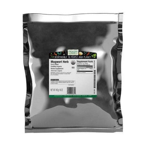 Frontier Coop, Organic Mugwort Herb Cut & Sifted, 1 Lb