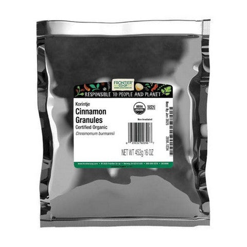 Frontier Coop, Organic Korintje Cinnamon Granules, 1 Lb