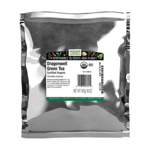 Frontier Coop, Organic Dragonwell Green Tea, 1 Lb