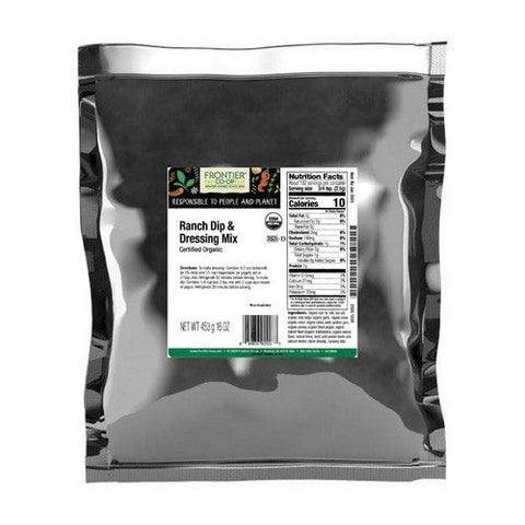 Frontier Coop, Organic Ranch Dip & Dressing Mix, 1 Lb