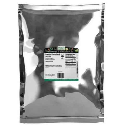 Frontier Coop, Organic Lemon Balm Leaf Cut & Sifted, 1 Lb
