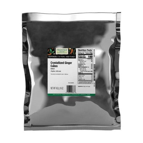Frontier Coop, Select Crystallized Ginger Cubes, 1 Lb