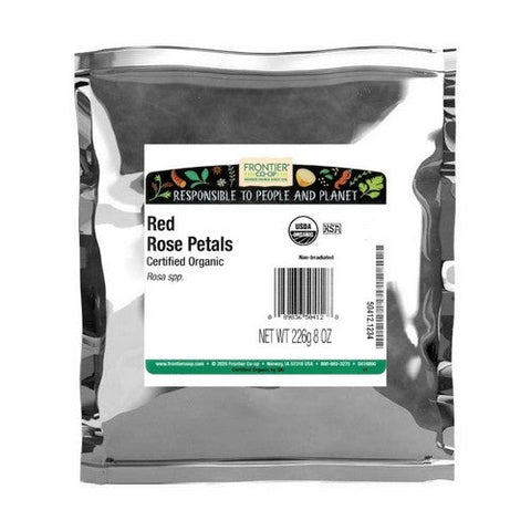 Frontier Coop, Organic Red Rose Petals, 8 Oz