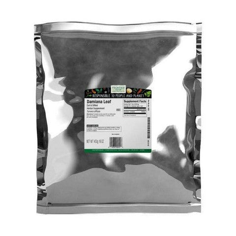 Frontier Coop, Damiana Leaf Cut & Sifted, 1 Lb