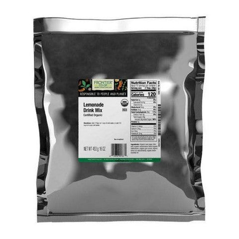 Frontier Coop, Organic Lemonade Drink Mix, 1 Lb