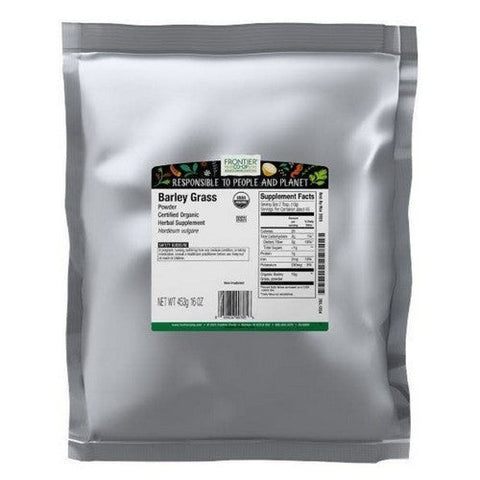 Frontier Coop, Organic Barley Grass Powder, 1 Lb