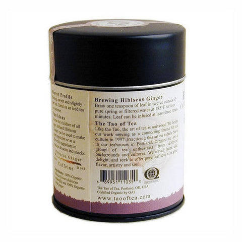 The Tao Of Tea, Hibiscus Ginger Tea Loose Leaf, 3 Oz The Tao Of Tea