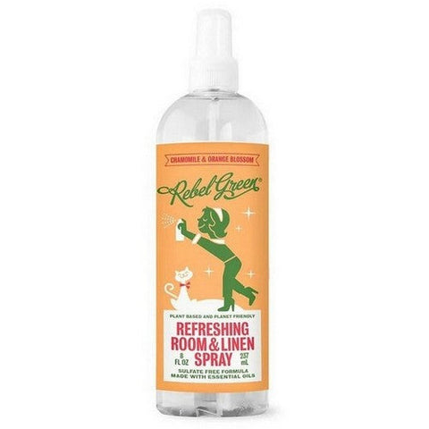 Rebel Green, Chamomile And Orange Blossom Linen Room Spray, 8 Oz Rebel Green