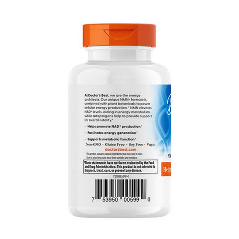Doctors Best, NMN+, 200 Mg, 60 Veggie Capsules Doctors Best