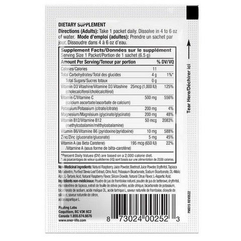 Ener-D, Ener-D Sugar Free Raspberry, 24 Count Ener-D