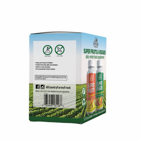 Country Farms, Super Fruits & Veggies, 90 Capsules Country Farms