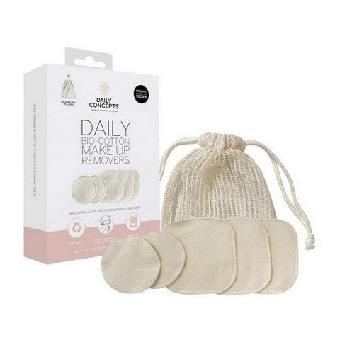 Daily Concepts, Daily Bio Cotton Makeup Removers, 1 Count