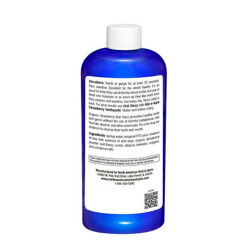 North American Herb & Spice, Kid E Kare Strawberry Oral Clenz, 8 Oz