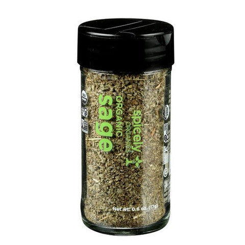 Spicely Organics, Organic Sage Rubbed, 0.6 Oz (Case Of 3)