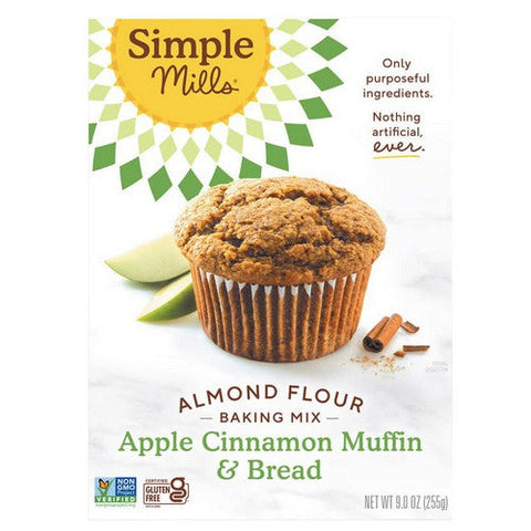 Simple Mills, Apple Cinnamon Muffin And Bread Mix, 9 Oz (Case Of 6)