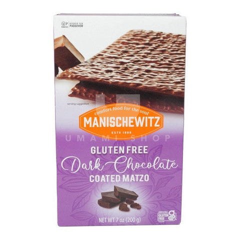 Manischewitz, Dark Chocolate Matzo Covered, 7 Oz (Case Of 12) Manischewitz