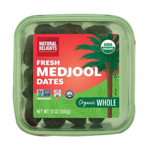 Bard Valley, Organic Fresh Medjool Dates, 12 Oz(Case Of 12)