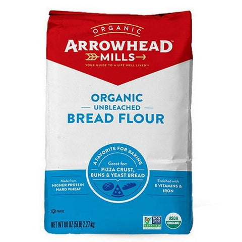 Arrowhead Mills, Bread Flour Unbleached, 5 Lbs(Case Of 8)