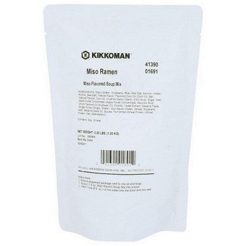 Kikkoman, Miso Ramen Flavored Soup Mix, 2.2 Lbs(Case Of 4)