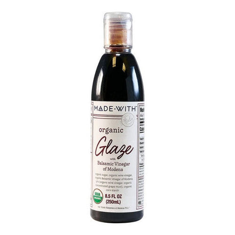 Made With, Organic Glaze Balsamic Vinegar, 8.5 Oz(Case Of 6) Made With