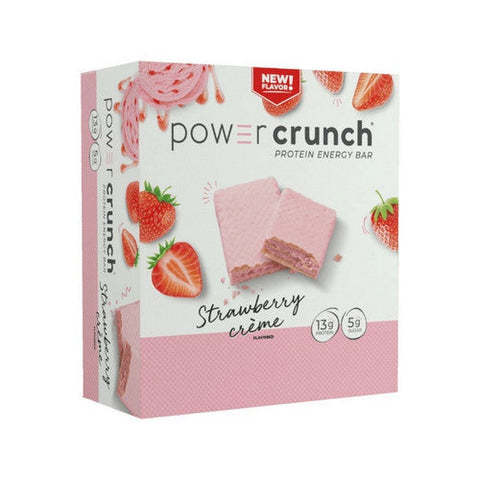 Power Crunch, Strawberry Creme Protein Bar, 1.4 Oz(Case Of 12) Power Crunch