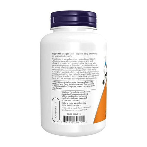 Now Foods, Glutathione, 500 mg, 120 VegCaps Now Foods