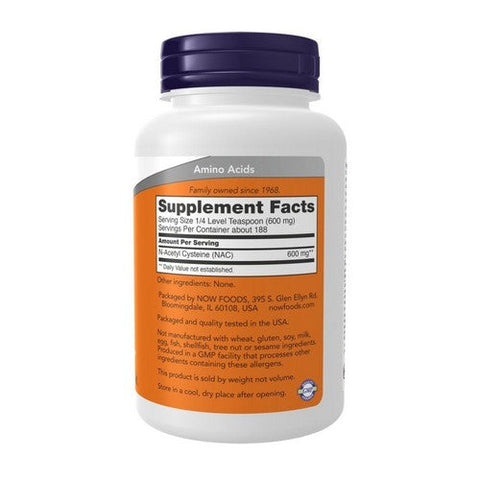 Now Foods, Nac (N-Acetyl Cysteine) Powder, 4 Oz