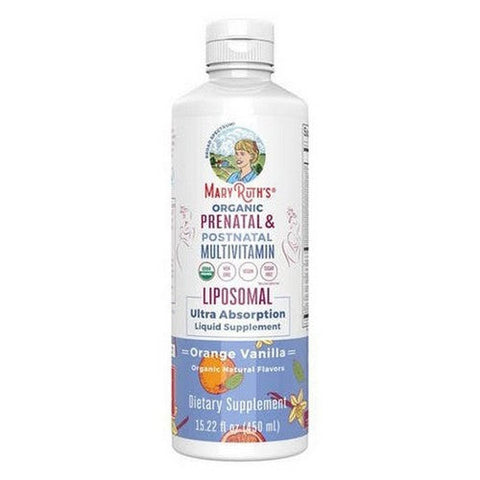 MaryRuth's, Orange Vanilla Pre And Postnatal Multivitamin Liposomal, 15.22 Oz MaryRuth's