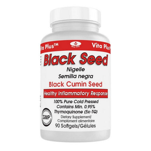 Vita plus, Black Seed Oil, 90 Softgels Vita plus
