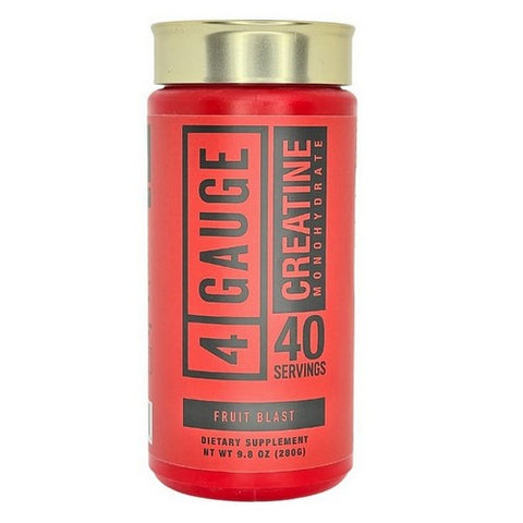 4 Gauge, 4 Gauge Creatine Monohydrate Fruit Blast, 280 Grams