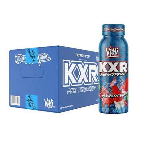 مشروب الطاقة JST WRK، مشروب KXR Patriot Pop، 12 أونصة (12 عبوة)