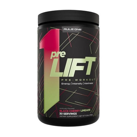 R1 Pre Lift Black Cherry Limeade 435 Grams by Rule 1