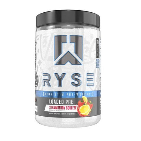 Ryse Supplements, Loaded Pre-Workout Strawberry Squeeze, 420 Grams Ryse Supplements