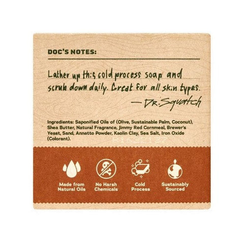 Dr. Squatch, Men'S Natural Bar Soap Wood Barrel Bourbon, 5 Oz Dr. Squatch