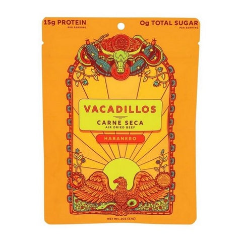 Vacadillos, كارني سيكا هابانيرو، 2 أونصة (علبة مكونة من 8)